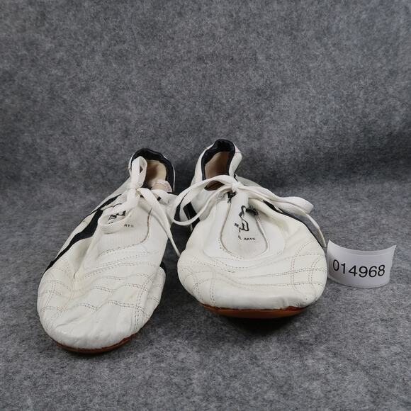 Sang Moo Sa Shoes Mens 12.5 Martial Arts Karate Sneakers Leather White Black main image 6